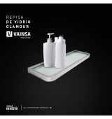 REPISA DE VIDRIO GLAMOUR VAINSA