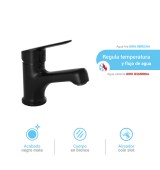 MONOCOMANDO LAVATORIO BLACK TAHITI ITALGRIF