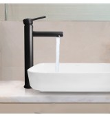 MONOCOMANDO PARA LAVATORIO ALTO LEVER BLACK