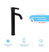 MONOCOMANDO ALTA CARTAGENA BLACK ITALGRIF
