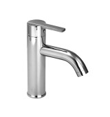 LLAVE PARA LAVATORIO BAJA BUZIOS LEVER CROMADA ITALGRIF